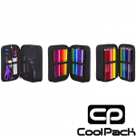 Пълен несесер с 3 ципа Cool pack Jumper 3 Feathers 91206 Пълен несесер с 3 ципа Cool pack Jumper 3 Feathers 91206